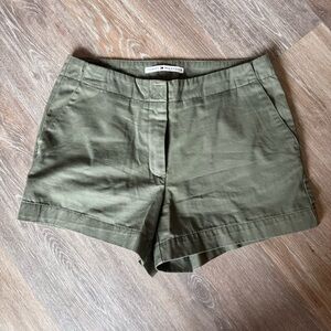 Tommy Hilfiger Olive Green Chino Shorts for Women